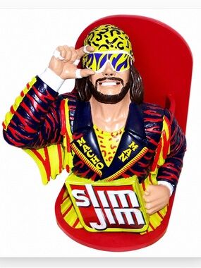 Macho Man Randy Savage Slim Jim Display 2021 Collector's Series - RARE FIND